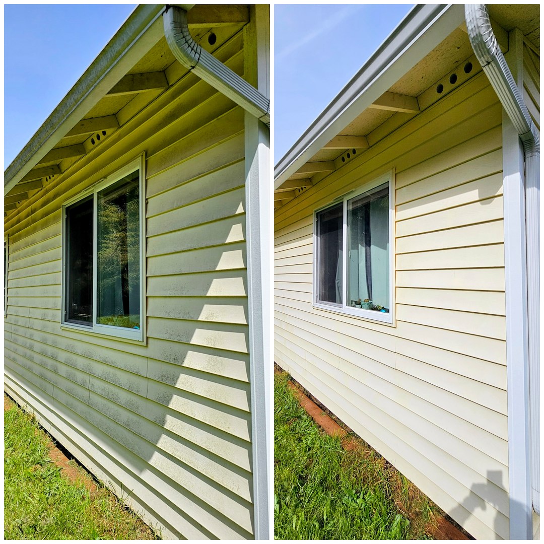 HOUSE WASHING VINYL SIDING IN LYNNWOOD, WA